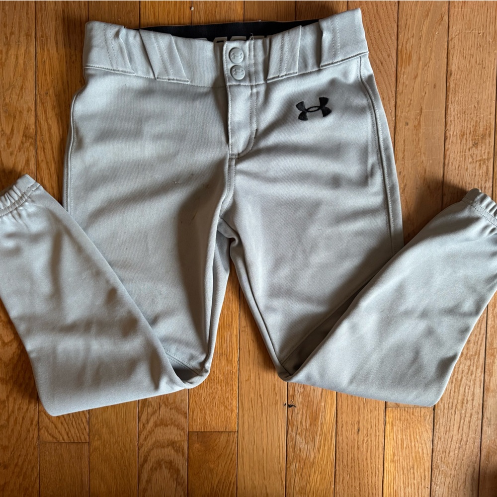 Under Armour Kids Gray Baseball Pants